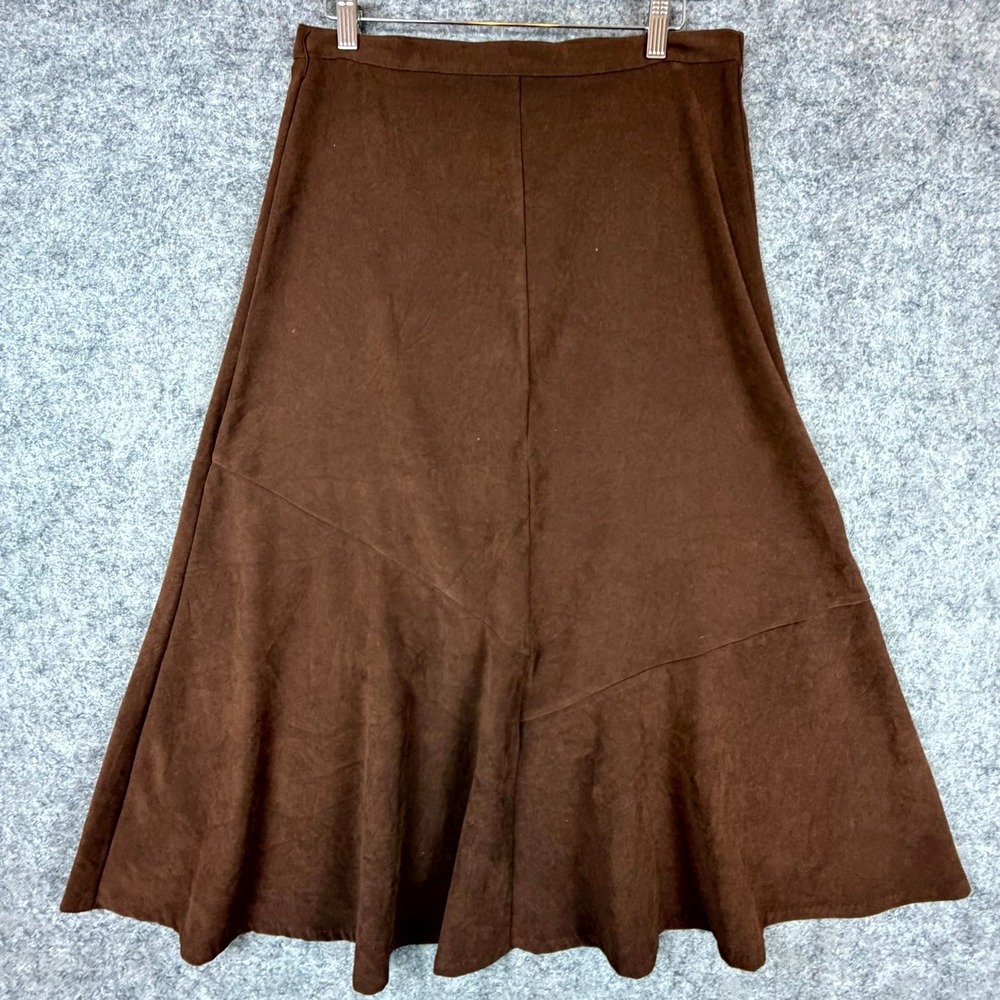 Vintage White Stag A Line Skirt Womens 10 Brown Earthy Y2K Boho Granola Girl